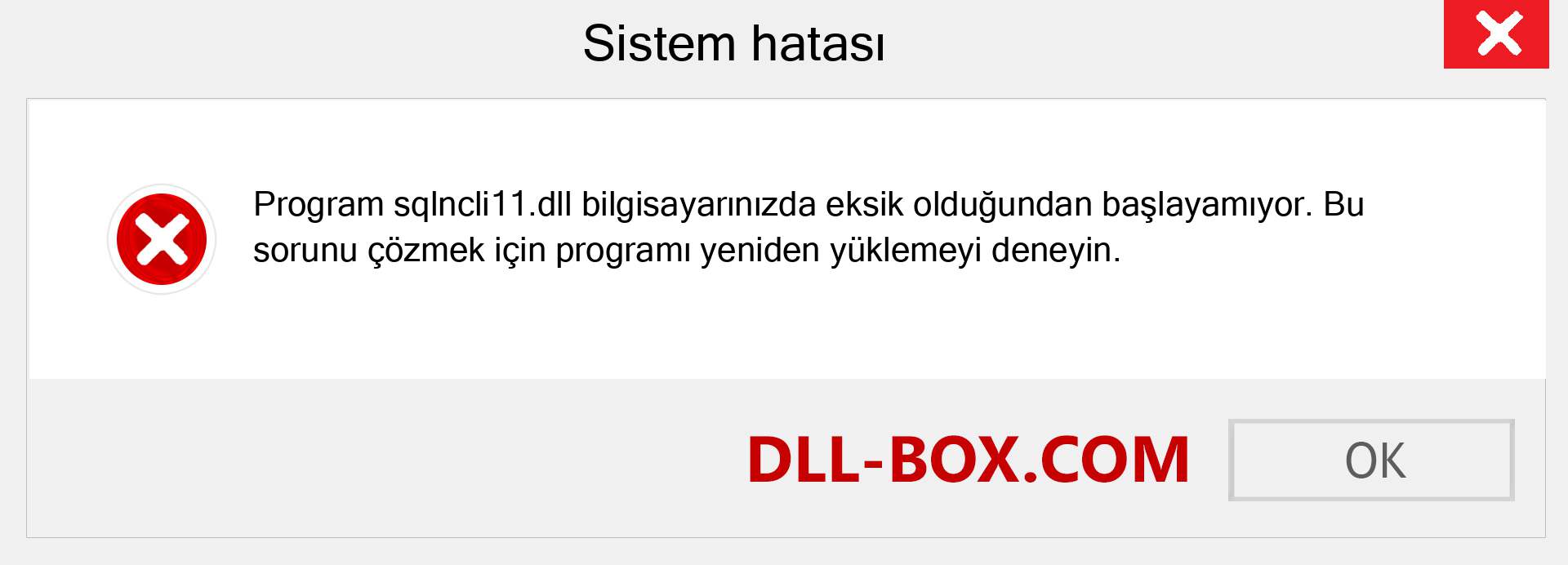 sqlncli11.dll dosyası eksik mi? Windows 7, 8, 10 için İndirin - Windows'ta sqlncli11 dll Eksik Hatasını Düzeltin, fotoğraflar, resimler